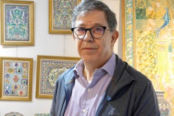 Toufik Boumehdi est céramiste et dirige aujourd’hui l’atelier familial fondé par son père